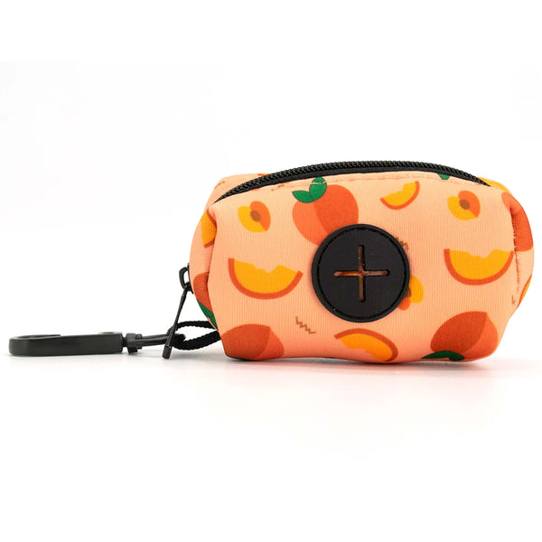 PeachyPaws Deluxe Pet Ensemble: Creative Peach Design, Leash, Neoprene Harness, and Convenient Poop Bag Dispenser