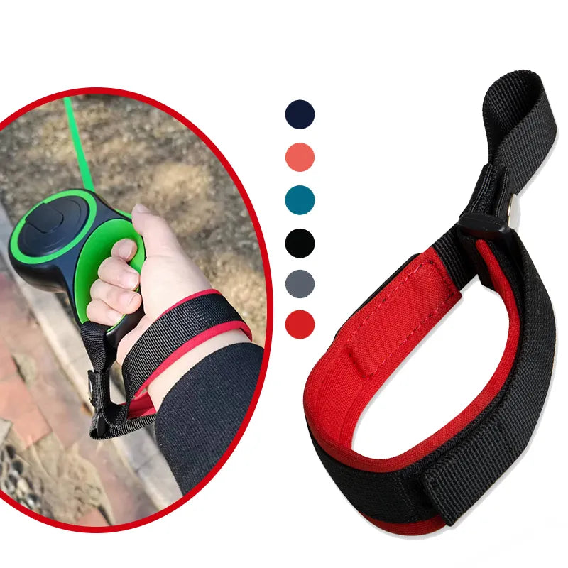 Hands-Free Adventure: Retractable Wrist Strap Dog Leash for Outdoor Walking with Adjustable Safety Ring