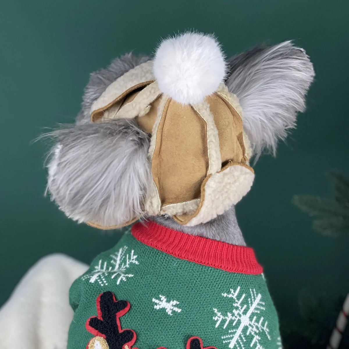 Festive Furry Flurries: Cozy Christmas Hat for Chihuahuas and Petite Pups