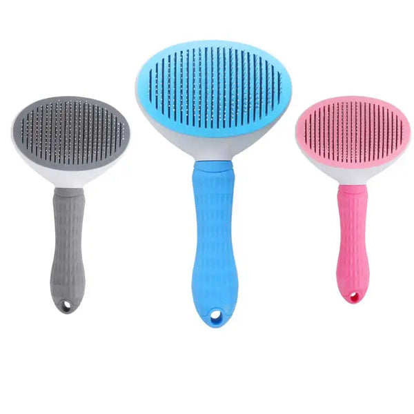 PurrFusion Grooming Essentials: Stainless Steel Pet Brush for Cats and Dogs