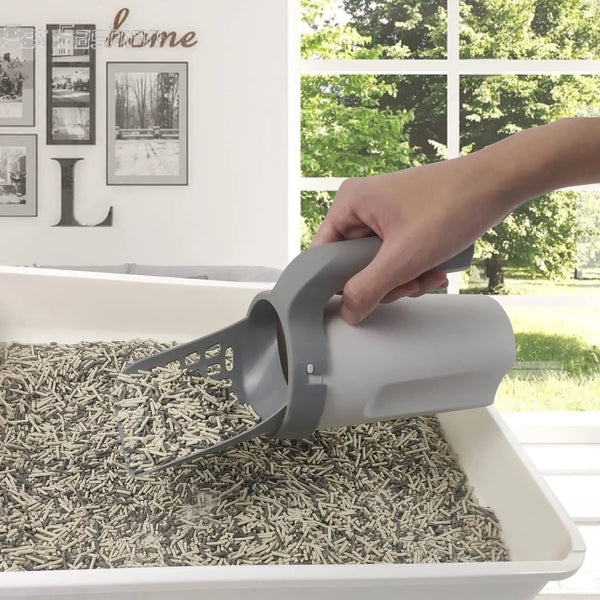 CleanPaws Companion: Self-Cleaning Cat Litter Scooper