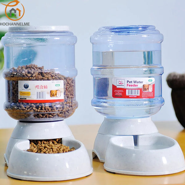 AquaQuench Pet Oasis: Automatic Feeder and Hydration Station
