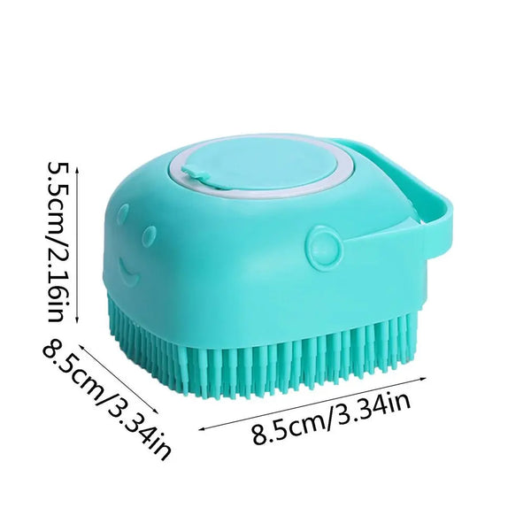 CleanCoat Silicone Pet Shampoo Massager: Soft and Safety Dog Grooming Tool