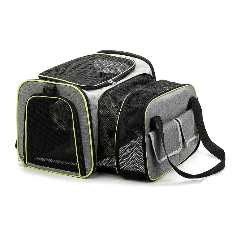 AdventuraPaws Expandable Cat Backpack: Stylish and Comfortable Pet Travel Bag for Adventures On the Go