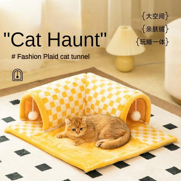 PlayHaven Cat Bed and Tunnel Combo